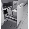 Image de Poubelle de cuisine encastrable pour meuble coulissant 34L Hailo Separato K 600