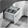 Image de Poubelle de cuisine encastrable pour tiroir coulissant 35L Hailo AS XXL 600