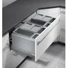 Image de Poubelle de cuisine encastrable pour tiroir coulissant 60L Hailo AS XXL 900