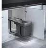 Image de Poubelle de cuisine coulissante encastrable sous évier 20L Hailo Solo Automatique