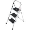 Image de Marche pied 3 marches pliable antidérapant en aluminium Hailo K30