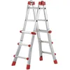 Image de Echelle pliable multifonction télescopique en alu 4x3 échelons 28m/37m Hailo ProfiStep Multi