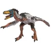Image de Bullyland Figurine Dinosaure Vélociraptor Ligne Musée Gris 22 Cm