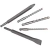 Image de Coffret forets et burins - METABO - 5 pièces - Acier - Ø 6 8 et 10 mm - SDS-Plus