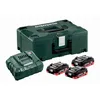 Image de Set de base Metabo - 3 batteries LiHD 18V/4 0Ah + chargeur ASC 30-36V + Metaloc II