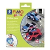 Image de Kit Pâte Fimo Course De Police Multicolore