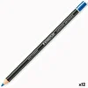 Image de Crayons Staedtler Lumocolor Permanent Glasochrom Permanent Bleu (12 Unités)