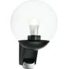 Image de Applique murale extérieure STEINEL L 585 S 60W IP44 E27 - Noir avec détecteur de mouvement