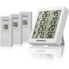 Image de Bresser Thermomètre Temeo Hygro Quadro Blanche - 7000020gye000