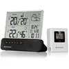 Image de Station météo - BRESSER - Translucidus NV - Affichage transparent - Horloge radio DCF - Temp. & humidité int./ext.