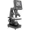 Image de Microscope Bresser - Écran LCD 13 MP - Grossissement optique 400x - Numérique 1600x - Blanc