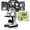 Image de Microscope Biotar 300x-1200x - BRESSER JUNIOR - Oculaire: 40x - 3 Objectifs : 7 -5x 15x 30x - Valise