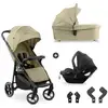 Image de Hauk - Ensemble De Voyage 3-en-1 Shop N Care Trio - Poussette + Nacelle + Siege Auto & Adaptateurs - 4 Roues - Olive