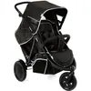 Image de HAUCK Poussette Double 3 roues Freerider - Noir