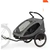 Image de Remorque Vélo Duo Dryk Gris