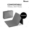 Image de Matelas pour lit de voyage - SLEEPER - 120 x 60 cm - Ep. 5 cm - Pliable - Gris - HAUCK