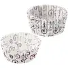 Image de Lot De 50 Moules À Muffins En Papier Motif Fleur Violette 7 Cm Zenker Smart Pastry