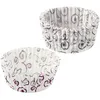 Image de Lot de 50 moules à muffins en papier motif fleur violette 7 cm Zenker Smart Pastry