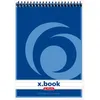 Image de Bloc-notes à spirale - HERLITZ - x.book - A7 - 50 pages - Ligné - Couverture bleue