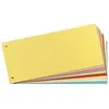 Image de Intercalaires Herlitz A4 - Lot de 100 carton manille bleu 105 x 240 mm (190 g/m²)