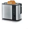Image de Grille-pain automatique compact - SEVERIN - AT 2589 - Toaster compact 1 fente - Réglage brunissage - inox/noir