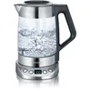 Image de Bouilloire eau & thé en verre - WK3479 - Inox/Noir SEVERIN