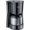 Image de Cafetière filtre avec verseuse isotherme - SEVERIN - KA4835 - Jusquà 10 tasses anti-gouttes porte-filtre amovible noir