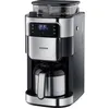 Image de Cafetière filtre avec broyeur intégré - SEVERIN - KA4814 - Machine à café écran tactile - verseuse isotherme 8 tasses - Noir/Inox