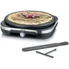 Image de Crêpière électrique XXL - SEVERIN - CM2199 - Ø 38cm - Avec spatule et répartiteur - Inox brossé / Noir