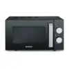 Image de Severin four micro-ondes, 20 l, jusqu’à 800 w, 6 niveaux de puissance, fond plat en verre 26 x 26 cm, noir MW 7761
