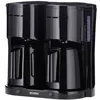 Image de Cafetière Filtre Isotherme Duo - SEVERIN - KA9315 - Jusquà 2L soit 16 tasses - 2 verseuses isothermes - 2 filtres pivotants - Noir