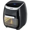 Image de Severin FR 2446 Friteuse 11 l 2000 W fonction chaleur tournante protection contre la surchauffe noirargent