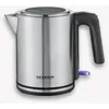 Image de Bouilloire 1L compacte à ouverture extra large - SEVERIN - WK 3489- 2 400 W Socle 360° Filtre anticalcair Noir/inox