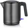 Image de Severin Wk 9342 Bouilloire 1 L 2400 W Noir, Acier Brossé