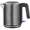 Image de Bouilloire compacte 1L - SEVERIN - WK 9342 - Petite bouilloire 2400W Socle 360° filtre anticalcaire Dark Inox