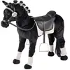 Image de Cheval De Dressage En Peluche À Monter Avec Selle Façon Cuir
