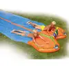 Image de Toboggan Aquatique Double 650x180 Cm Orange Et Bleu Wehncke