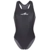Image de Maillot de Bain Femme - Aquafeel - Une Pièce - Noir - Résistant au Chlore - Confort Ergonomique