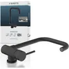 Image de Robinet de cuisine SCHÜTTE WINDOW 24556 noir - bec pivotant 360° rabattable mitigeur monocommande