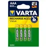 Image de 4 Piles LR03 VARTA AAA Rechargeables 800mAh