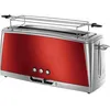 Image de Grille-Pain - RUSSELL HOBBS - Luna Rouge Solaire - Fente longue - 1420 W - Fonctions réchauffage et décongélation
