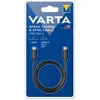 Image de Varta Chargeur Rap.& Câble Sync. Usb-c Vers Usb-c Noir 1m