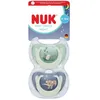 Image de NUK First Choice Nuit   Lot de 2 sucettes physiologiques 0-6 mois Hippo / Koala