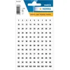 Image de Chiffres - Stickers - Autocollant - 8mm diamètre - 5 planches - 1 à 540