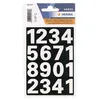 Image de HERMA Étiquettes chiffres 0-9 25 mm résistantes intempéries blanc   1 feuille