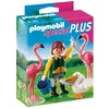 Image de Playmobil 4758 - Gardien De Zoo Avec Flamants Roses Et PÃ©licans en occasion ou reconditionné