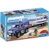 Image de Playmobil - Fourgon et Vedette de Police - 5187 - Avec 2 policiers et accessoires