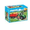 Image de Playmobil 6130 - Tracteur avec pelle et remorque en occasion ou reconditionné
