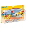 Image de Playmobil 6761 - Voiture De Course Avec Camion en occasion ou reconditionné