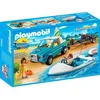 Image de PLAYMOBIL - Summer Fun - Voiture avec Bateau et Moteur Submersible